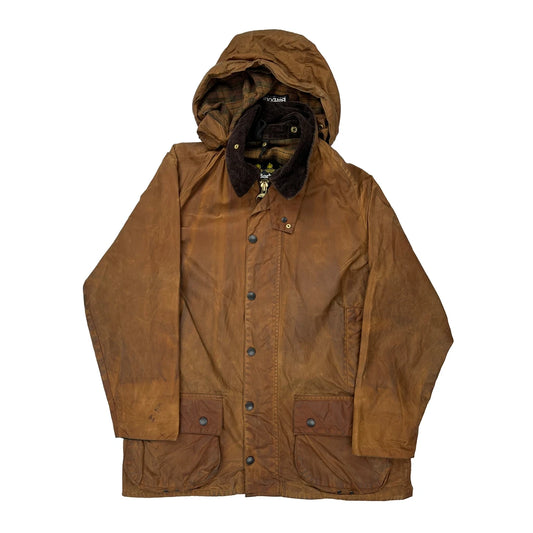 Beaufort Barbour Wax Jacket - XL Brown Cotton