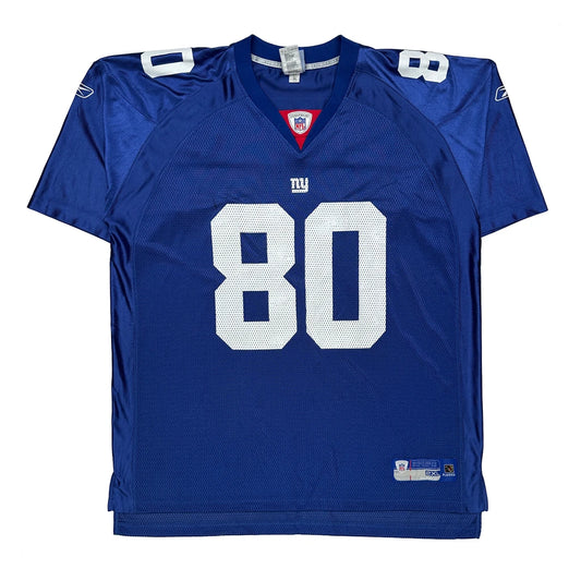 New York Giants Reebok Football Jersey - 2XL Blue Polyester
