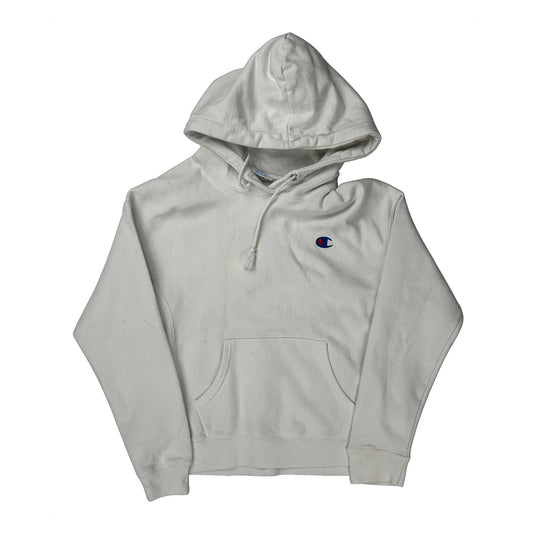 Reverse Weave Champion Hoodie - Medium White Cotton