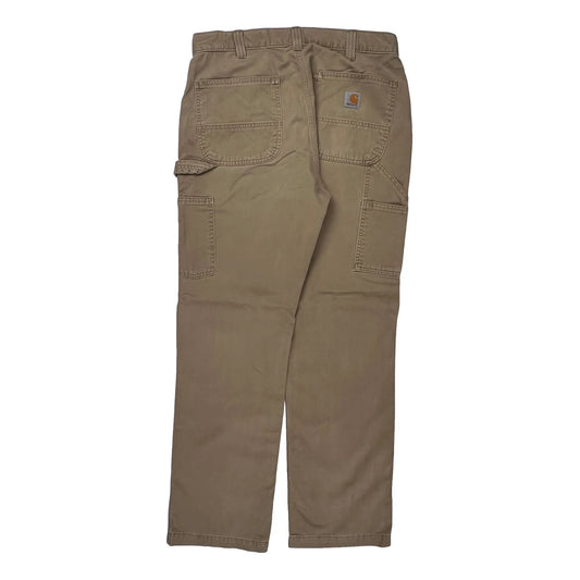 Carhartt Carpenter Trousers - 32W 32L Khaki Cotton