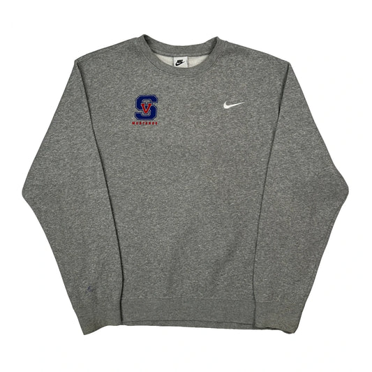 Mustangs Nike College Sweatshirt - Large Grey Cotton