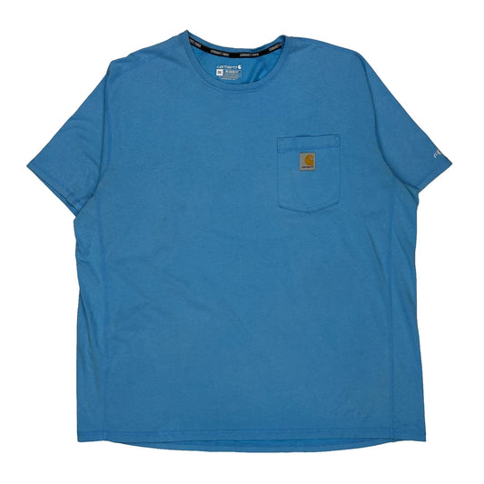 Carhartt Force Carhartt T-Shirt - 2XL Blue Cotton