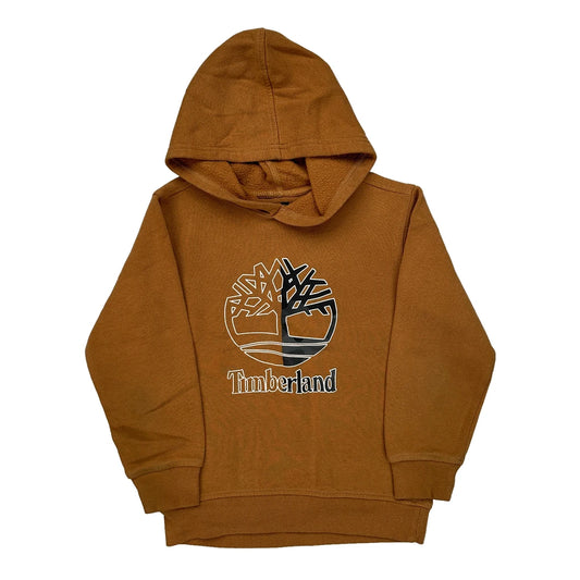 Age 6 Timberland Hoodie - Small Brown Cotton
