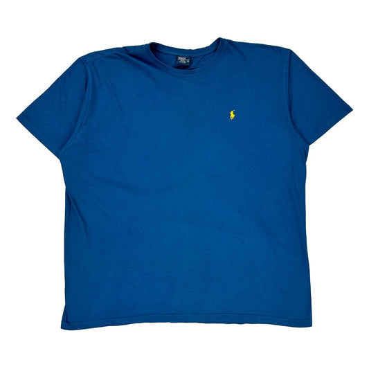 Polo By Ralph Lauren T-Shirt - 2XL Blue Cotton