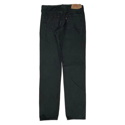 501 Levis Jeans - 32W 36L Black Cotton