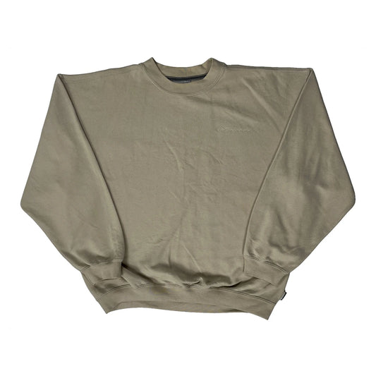 Reebok Sweatshirt - Small Beige Cotton