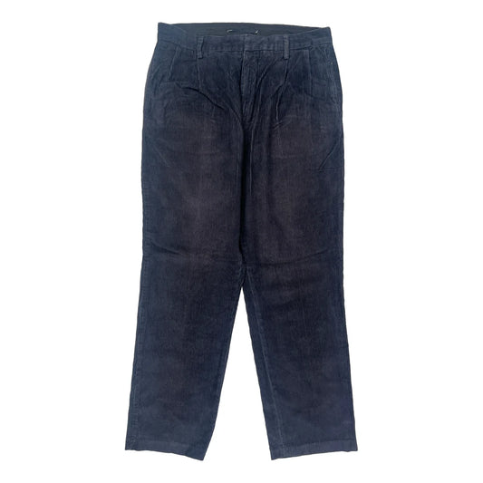 Unbranded Cord Trousers - 34″ Waist Navy Corduroy
