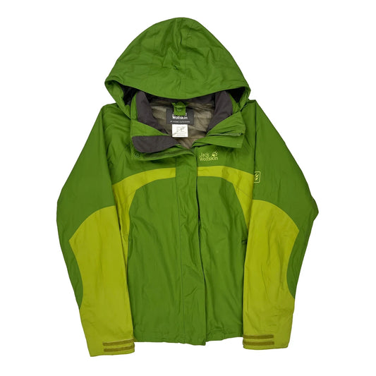 At Home Outdoors Jack Wolfskin Waterproof Jacket - Small Green Polyester