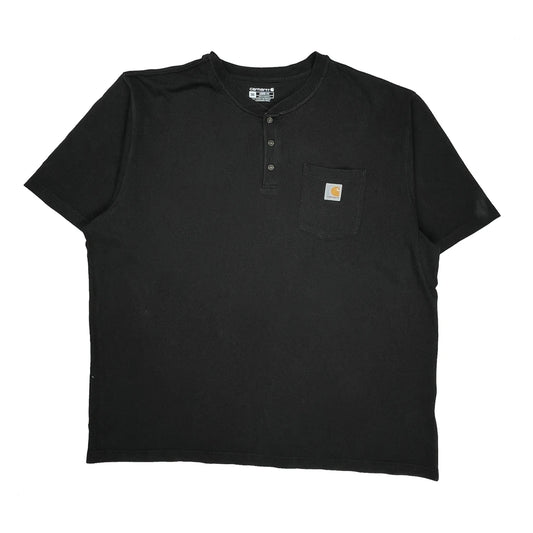 Vintage Carhartt T-Shirt - 2XL Black Cotton
