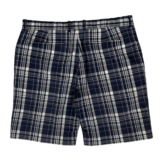 Tommy Hilfiger Checked Shorts - 36W 10L Black & White Cotton