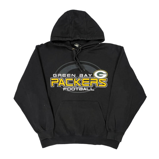 Green Bay Packers Nfl Hoodie - 2XL Black Cotton