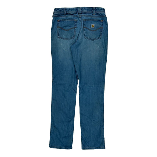 Carhartt Slim Fit Jeans - 29W 31L Blue Cotton Blend