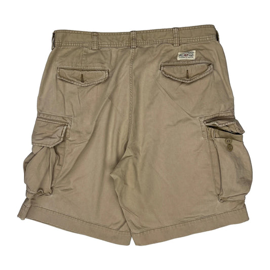 Polo By Ralph Lauren Cargo Shorts - 36W 9L Beige Cotton
