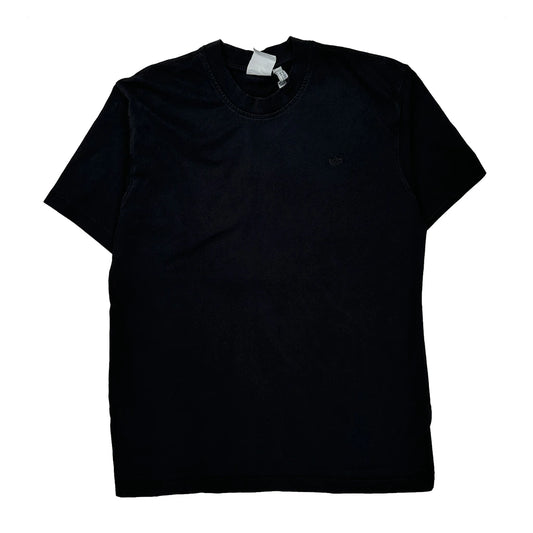Adidas T-Shirt - Medium Black Cotton