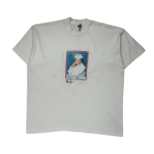 Fruit Of The Loom Graphic T-Shirt - 2XL White Cotton Blend