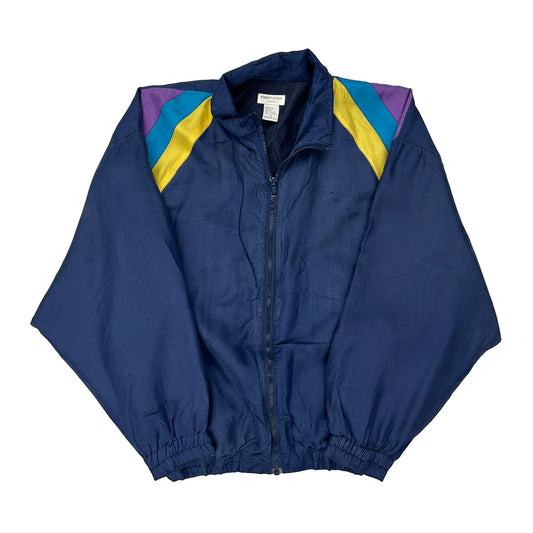 Robert Stock Shell Jacket - Small Blue Nylon