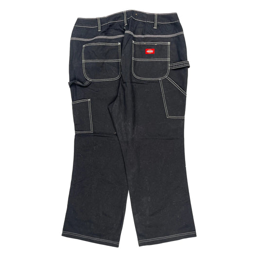 Dickies Carpenter Trousers - 36W UK 18 Black Cotton