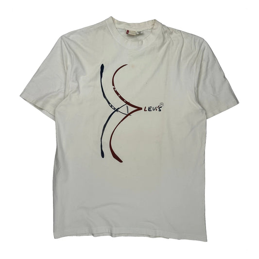 Levis Graphic T-Shirt - 2XL White Cotton