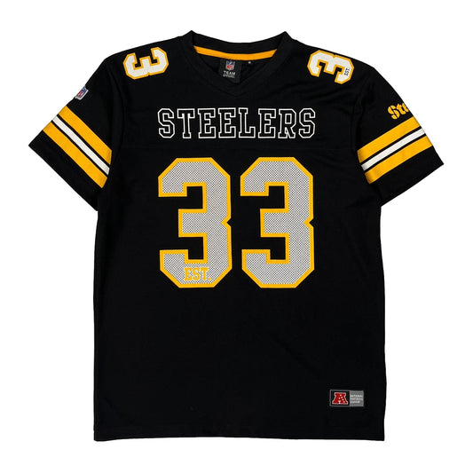 Vintage Steelers Nfl Football Jersey - Medium Black Polyester