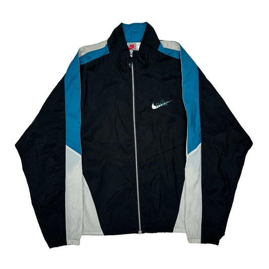 Nike Windbreaker - Large White Nylon