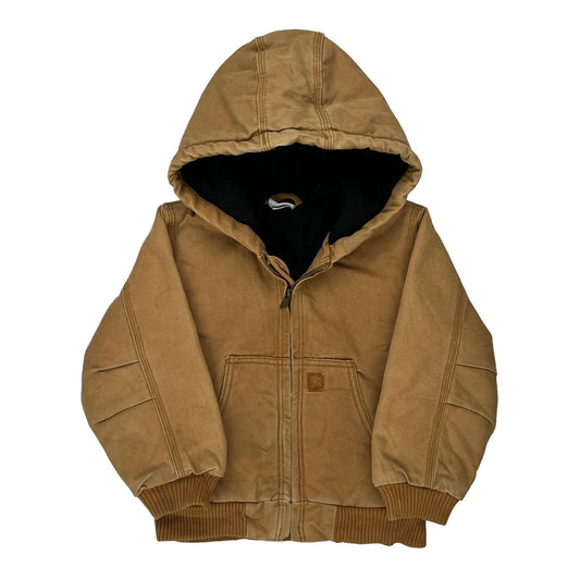 Age 4 Carhartt Jacket - Small Brown Cotton