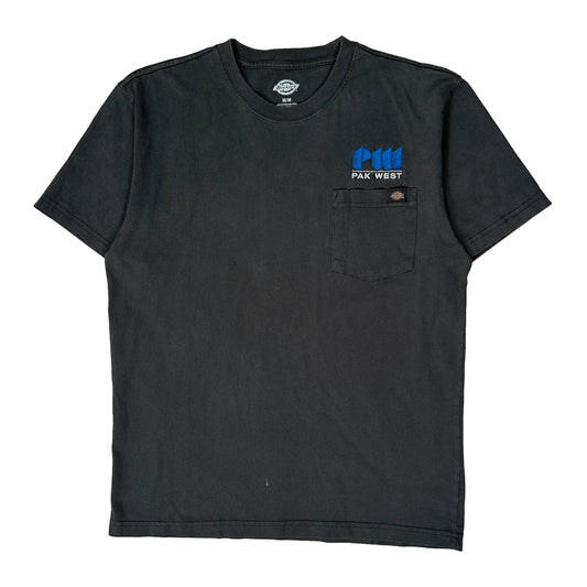 Vintage Dickies T-Shirt - Medium Black Cotton