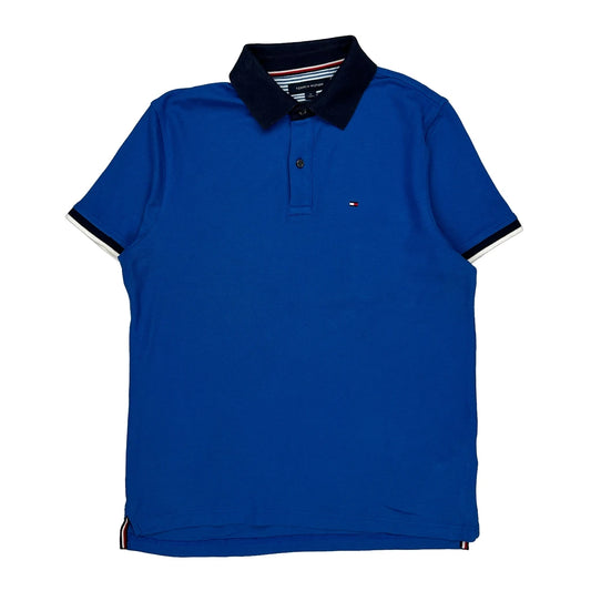Tommy Hilfiger Polo Shirt - Medium Blue Cotton