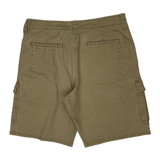 Wrangler Cargo Shorts - 32W 10L Khaki Cotton