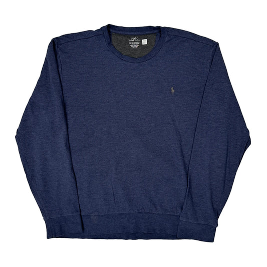 Polo By Ralph Lauren Long Sleeve T-Shirt - XL Blue Cotton