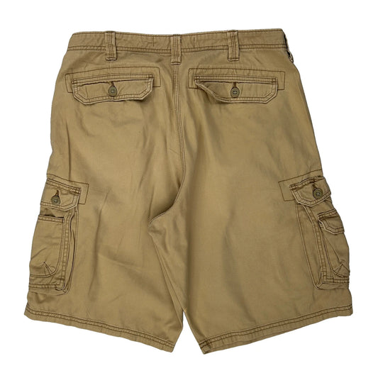 Lee Cargo Shorts - 34W 10L Beige Cotton