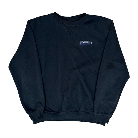 Carhartt Sweatshirt - Large Navy Cotton Blend