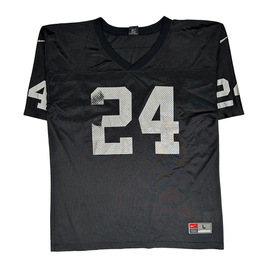 Woodson #24 Nike Nfl Jersey - Large Black Mesh