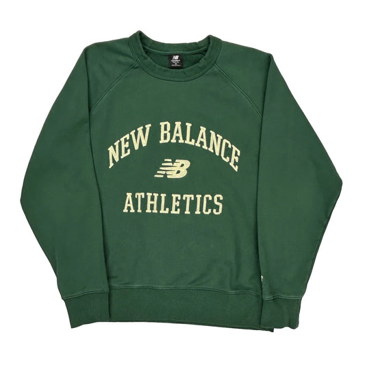 New Balance College Sweatshirt - Medium Green Cotton