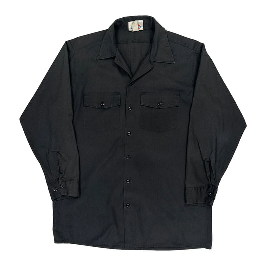 Dickies Shirt - Large Black Cotton