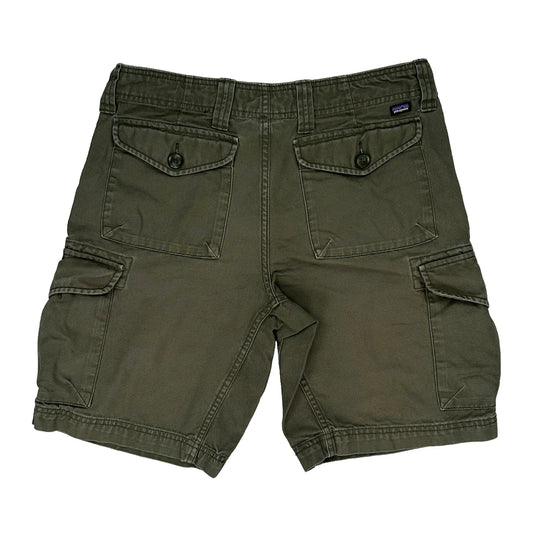 Patagonia Cargo Shorts - 32W 9L Green Cotton