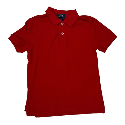 Age 5 Polo By Ralph Lauren Polo Shirt - Small Red Cotton