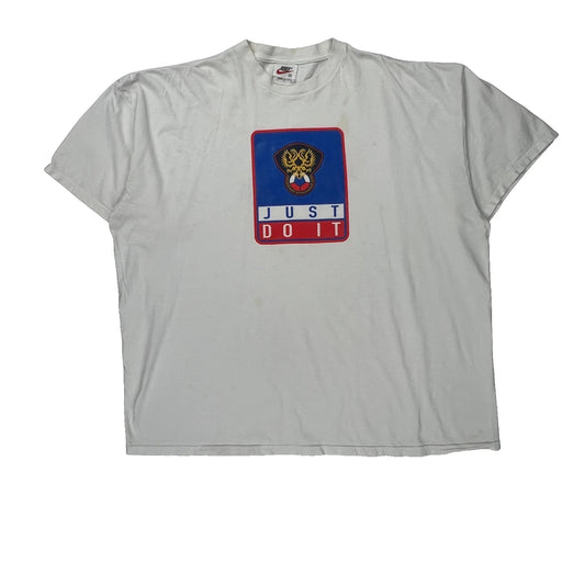 Football Nike Graphic T-Shirt - 2XL White Cotton