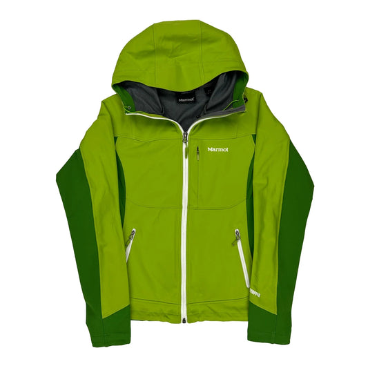 Wind Stopper Marmot Gore Windbreaker - Small Green Polyester