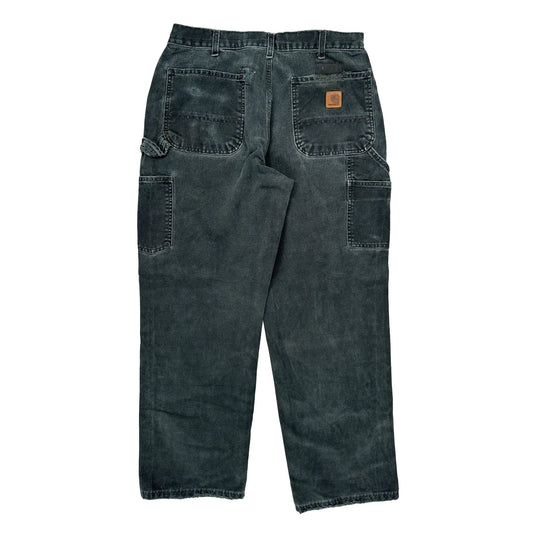 Carhartt Carpenter Trousers - 30W 30L Black Cotton