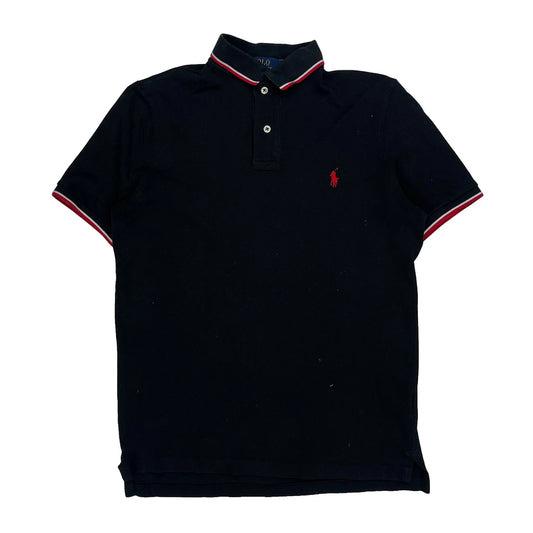 Polo By Ralph Lauren Polo Shirt - Small Black Cotton