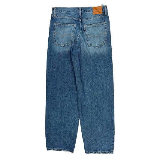 Baggy Dad Levis Jeans - 31W 30L Blue Cotton