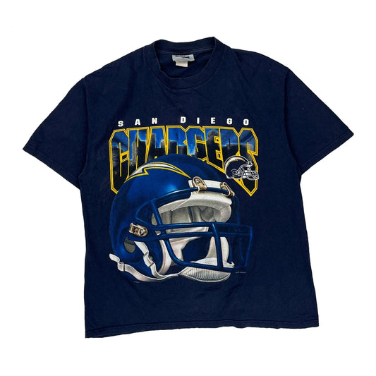 San Diego Chargers Csa Nfl T-Shirt - Large Navy Cotton