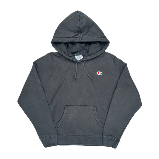 Champion Hoodie - Medium Black Cotton
