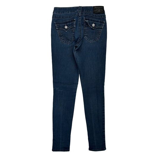 True Religion Skinny Jeans - 26W UK 4 Blue Denim
