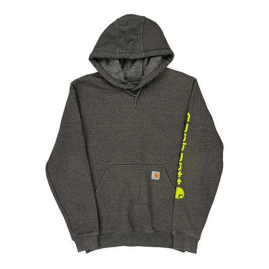 Carhartt Hoodie - Small Grey Cotton Blend