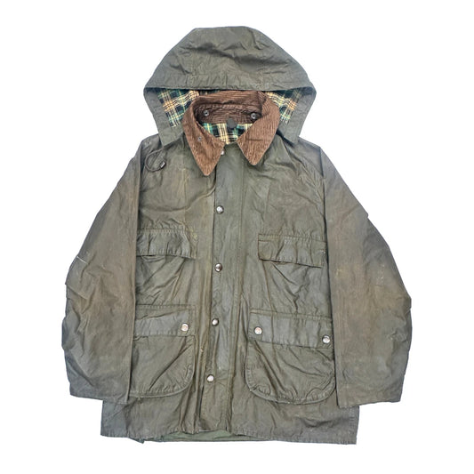 Bedale Barbour Wax Jacket - Medium Green Cotton