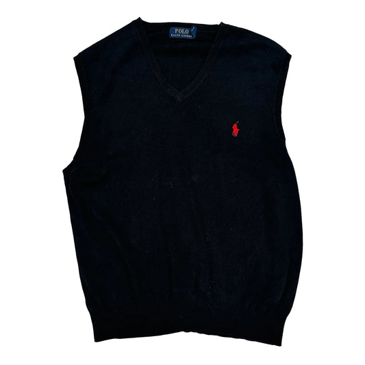 Pima Cotton Polo By Ralph Lauren Jumper - XL Black Cotton