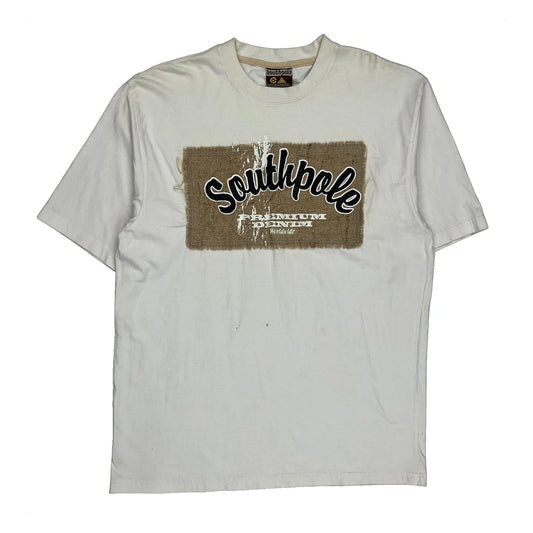 Southpole T-Shirt - Large White Cotton