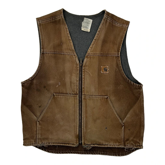 Carhartt Gilet - Large Brown Cotton