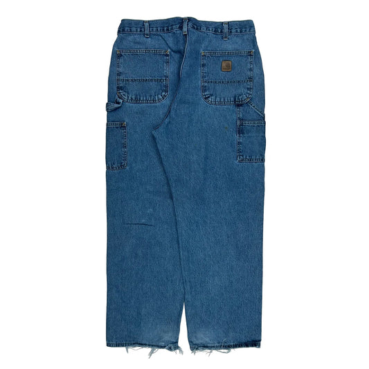 Carhartt Carpenter Jeans - 35W 31L Blue Cotton